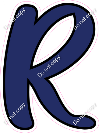 CUL 23.5" Individuals - Flat Navy Blue R