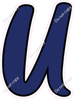 CUL 23.5" Individuals - Flat Navy Blue U