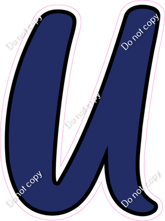 CUL 23.5" Individuals - Flat Navy Blue U