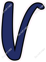 CUL 23.5" Individuals - Flat Navy Blue V