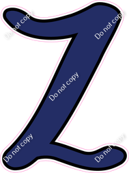 CUL 23.5" Individuals - Flat Navy Blue Z