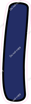 CUL 23.5" Individuals - Flat Navy Blue 1