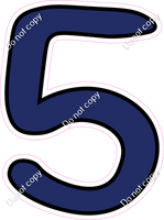 CUL 23.5" Individuals - Flat Navy Blue 5