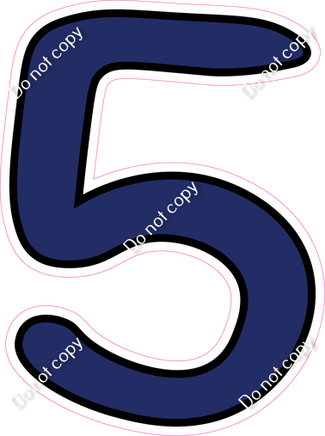 CUL 23.5" Individuals - Flat Navy Blue 5