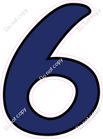 CUL 23.5" Individuals - Flat Navy Blue 6