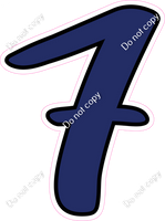 CUL 23.5" Individuals - Flat Navy Blue 7