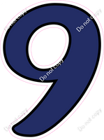 CUL 23.5" Individuals - Flat Navy Blue 9