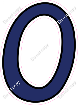 CUL 23.5" Individuals - Flat Navy Blue