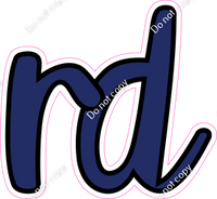 CUL 23.5" Individuals - Flat Navy Blue RD