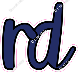 CUL 23.5" Individuals - Flat Navy Blue RD