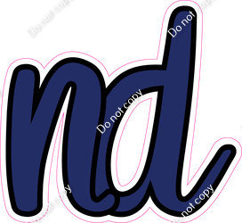 CUL 23.5" Individuals - Flat Navy Blue ND