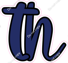 CUL 23.5" Individuals - Flat Navy Blue TH