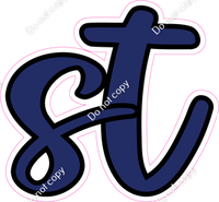 CUL 23.5" Individuals - Flat Navy Blue ST