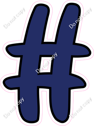 CUL 23.5" Individuals - Flat Navy Blue #