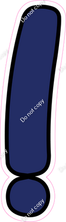 CUL 23.5" Individuals - Flat Navy Blue !