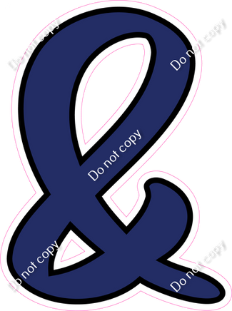 CUL 23.5" Individuals - Flat Navy Blue &