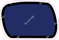 CUL 23.5" Individuals - Flat Navy Blue Dash