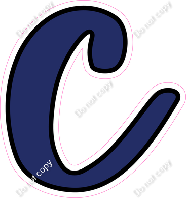 CUL 23.5" Individuals - Flat Navy Blue c