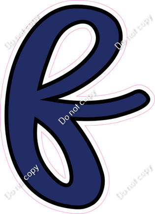 CUL 23.5" Individuals - Flat Navy Blue f