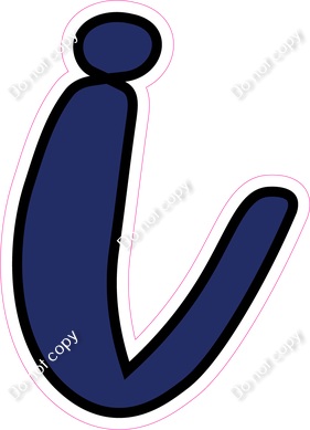 CUL 23.5" Individuals - Flat Navy Blue i