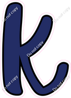 CUL 23.5" Individuals - Flat Navy Blue k