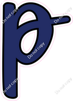 CUL 23.5" Individuals - Flat Navy Blue p