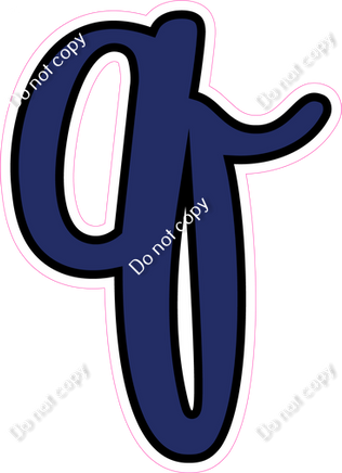 CUL 23.5" Individuals - Flat Navy Blue q