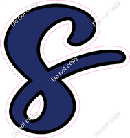 CUL 23.5" Individuals - Flat Navy Blue s