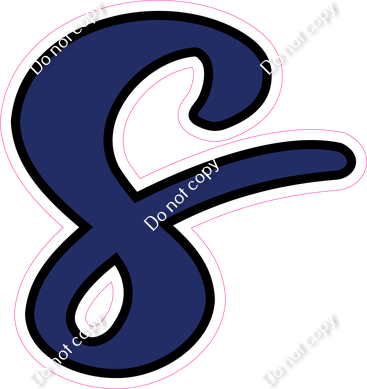 CUL 23.5" Individuals - Flat Navy Blue s