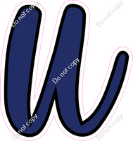 CUL 23.5" Individuals - Flat Navy Blue u