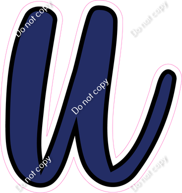 CUL 23.5" Individuals - Flat Navy Blue u