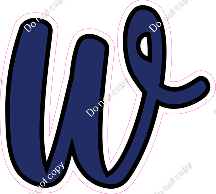 CUL 23.5" Individuals - Flat Navy Blue w