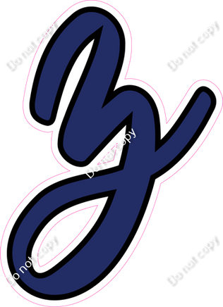 CUL 23.5" Individuals - Flat Navy Blue z