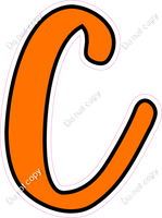 CUL 23.5" Individuals - Flat Orange C