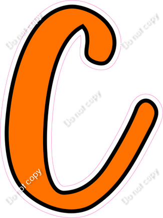 CUL 23.5" Individuals - Flat Orange C