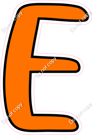 CUL 23.5" Individuals - Flat Orange E