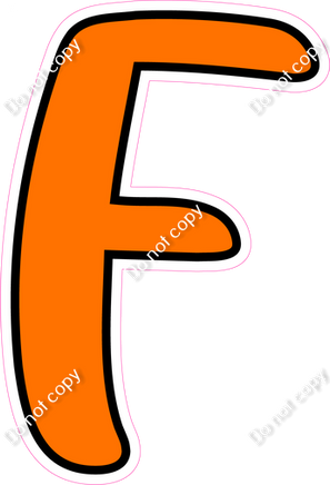 CUL 23.5" Individuals - Flat Orange F