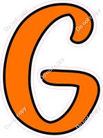 CUL 23.5" Individuals - Flat Orange G