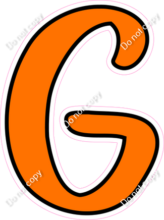 CUL 23.5" Individuals - Flat Orange G