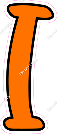 CUL 23.5" Individuals - Flat Orange I