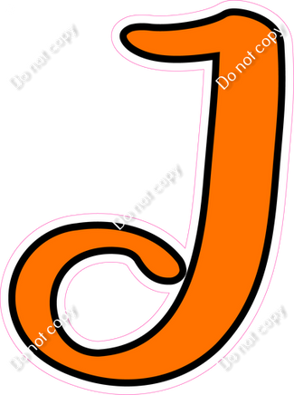 CUL 23.5" Individuals - Flat Orange J