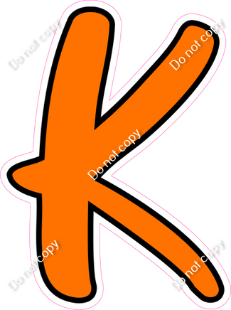 CUL 23.5" Individuals - Flat Orange K