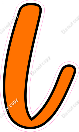 CUL 23.5" Individuals - Flat Orange L