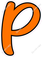 CUL 23.5" Individuals - Flat Orange P