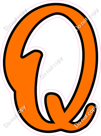 CUL 23.5" Individuals - Flat Orange Q