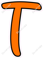 CUL 23.5" Individuals - Flat Orange T