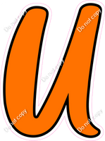 CUL 23.5" Individuals - Flat Orange U