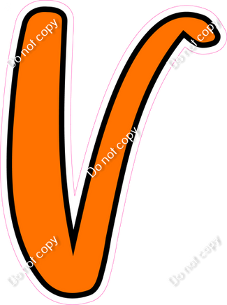 CUL 23.5" Individuals - Flat Orange V