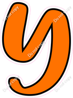 CUL 23.5" Individuals - Flat Orange Y