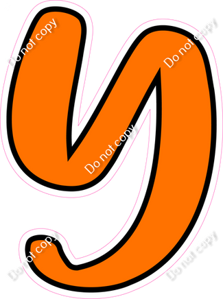 CUL 23.5" Individuals - Flat Orange Y